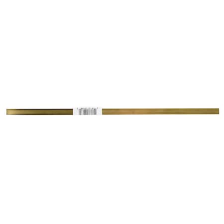 K&S Precision Metals K&S 3/8 in. W X 12 in. L Rectangular Brass Tube 1 pk 8268